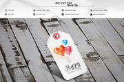 Die Cut Tag Mock-Up, an Apparel Mockup by MassDream (Thumbnail 1 of 9)