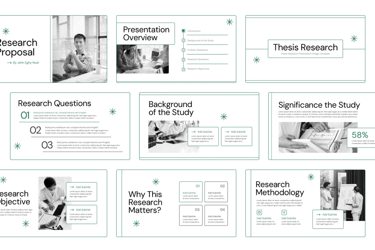 Thesis Research Google Slides, a Presentation Template by Loin Studio (Photo 3 of 4)