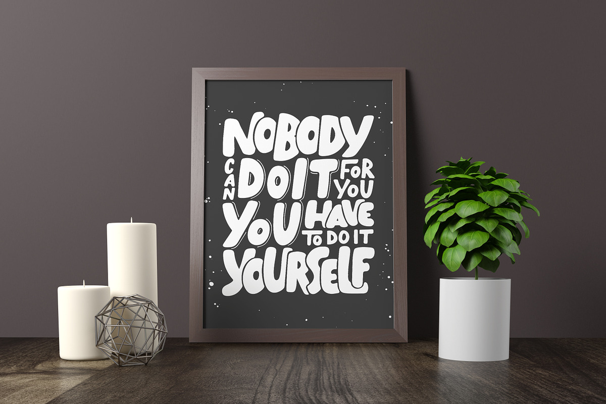 Gym & fitness lettering and posters, a Food Illustration by Akimo Mia (Photo 3 of 11)