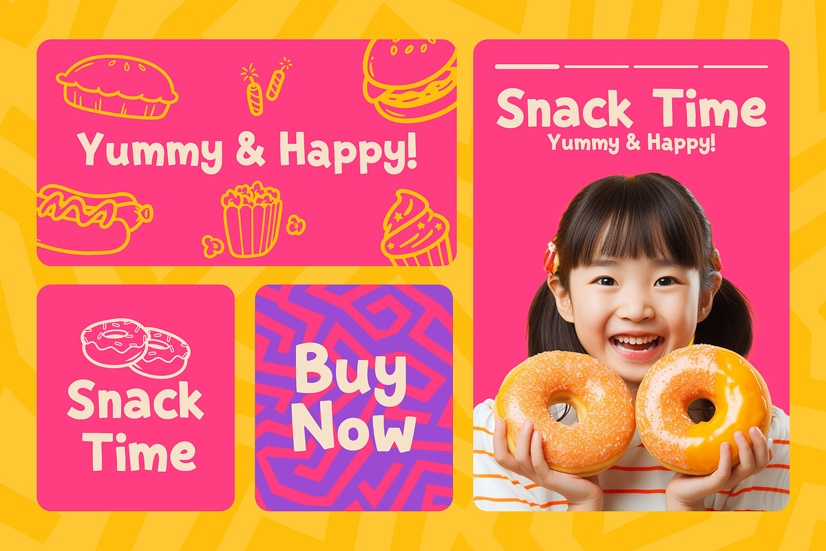 Chadle – Bold Fun Playful Font, a Sans Serif Font by Youthlabs Studio (Photo 7 of 12)