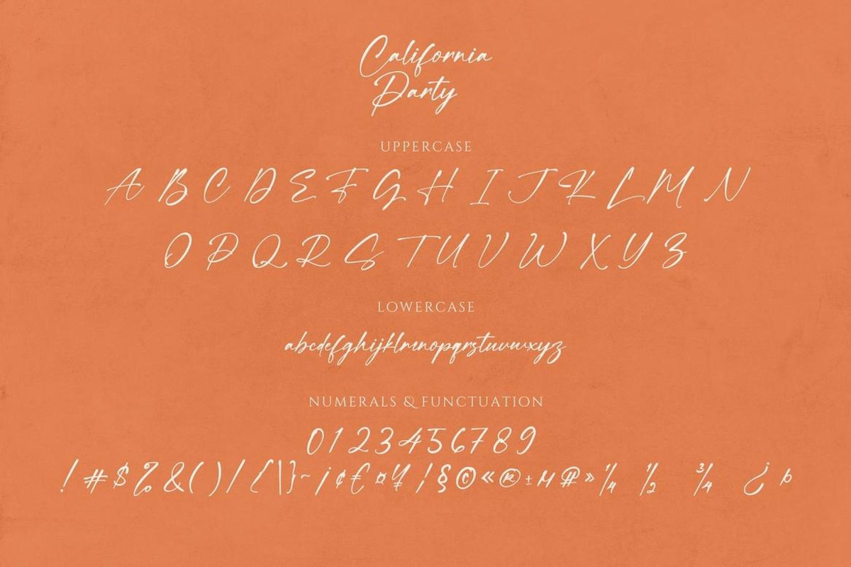 California Party, a Handwritten Font by CreateBigSupply (Photo 9 of 10)