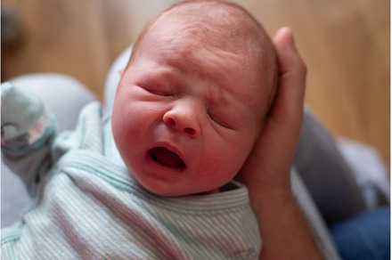 Portrait of small caucasian newborn, a Person Photo by Koldunova