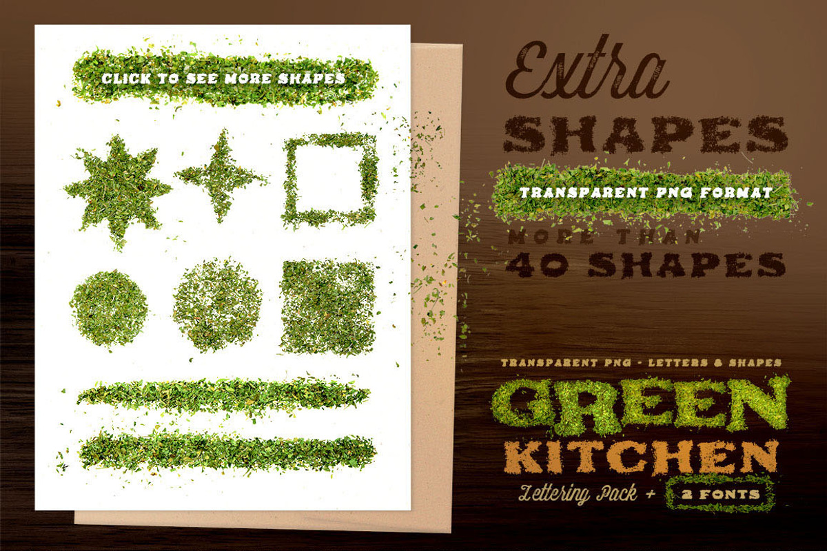 Green Kitchen - Creative Lettering preview 4