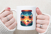 Summer View in Jar Sublimation, an Illustration by Sublimation Artist (Thumbnail 5 of 6)