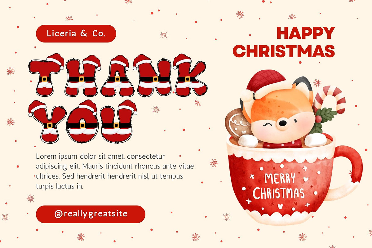 Fox Santa Color Font, a Symbol Font by Fox7 By Rattana (Photo 3 of 9)