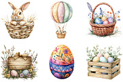 Boho Easter Clipart, an Illustration by DreamArtGraphic (Thumbnail 4 of 4)