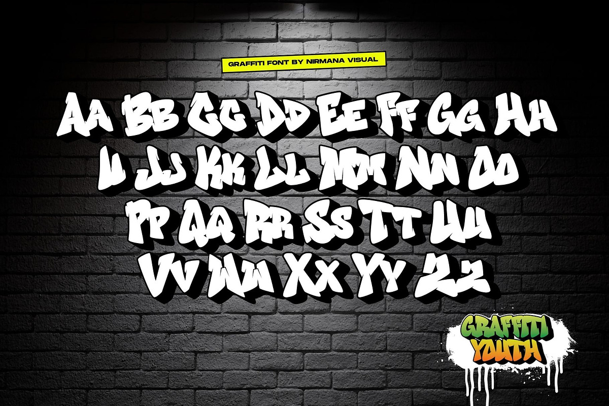Graffiti Youth - Graffiti Font, a Font by Nirmana Visual (Photo 5 of 7)