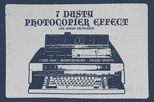 Dusty Photocopier Effect