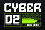 Ebyon || Modern Futuristic Display, a Sans Serif Font by Ermedia Studio (Thumbnail 2 of 10)