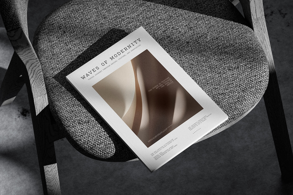 A4 Magazine Cover Mockup, a Books & Magazine Mockup by Toasin Studio