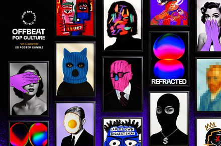 Offbeat Pop Culture // Poster Bundle