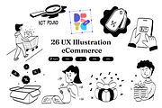 26 UX Illustration | eCommerce, a Work Illustration by Directico Design Kit (Thumbnail 1 of 5)