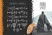 Solaris - Tribal Font Family, a Symbol Font by Struvictory.art (Thumbnail 6 of 9)