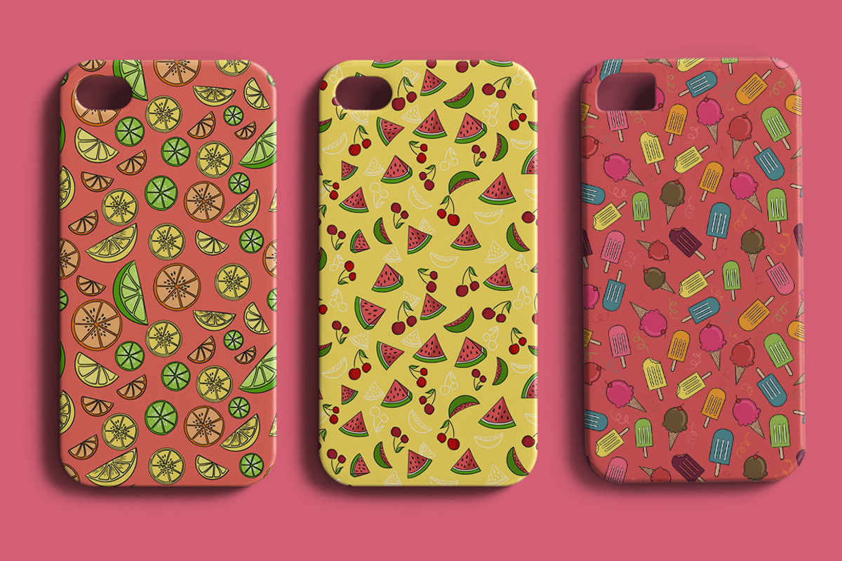 Seamless Summer Patterns Bundle, a Pattern Graphic by wowpatterns (Photo 3 of 5)