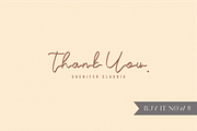 Ghenifer Claudia Handwritten Font, a Script Font by Typegoals Studio (Thumbnail 8 of 8)