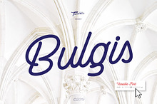 Bulgis - Variable Script Font