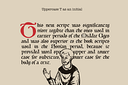 Carolingian Minuscul font, a Blackletter Font by kaer_shop (Thumbnail 6 of 9)