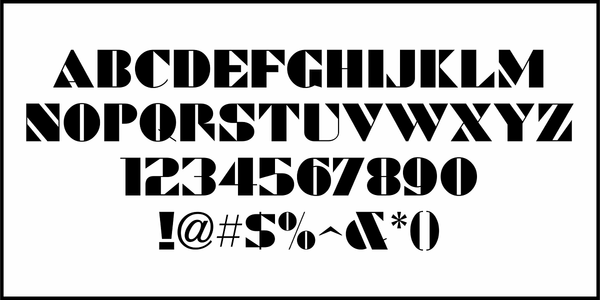 Sign Work Deco JNL, a Sans Serif Font by Jeff Levine Fonts (Photo 3 of 5)