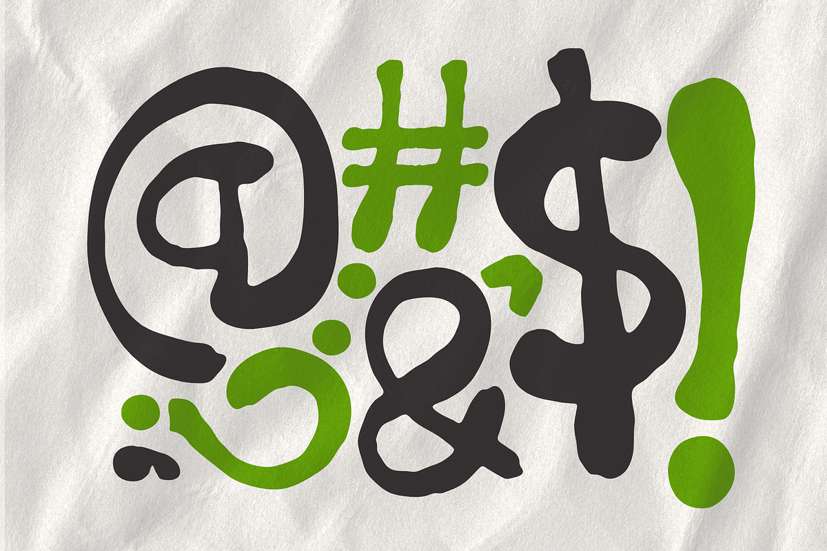 Chiria – Street Decorative Display, a Handwritten Font by MaikoHatta (Photo 7 of 8)