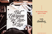 Gunstone Script, a Script Font by ngene (Thumbnail 6 of 10)