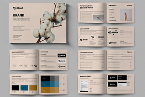 Brand Guideline Template, a Brochure Template by ContestDesign
