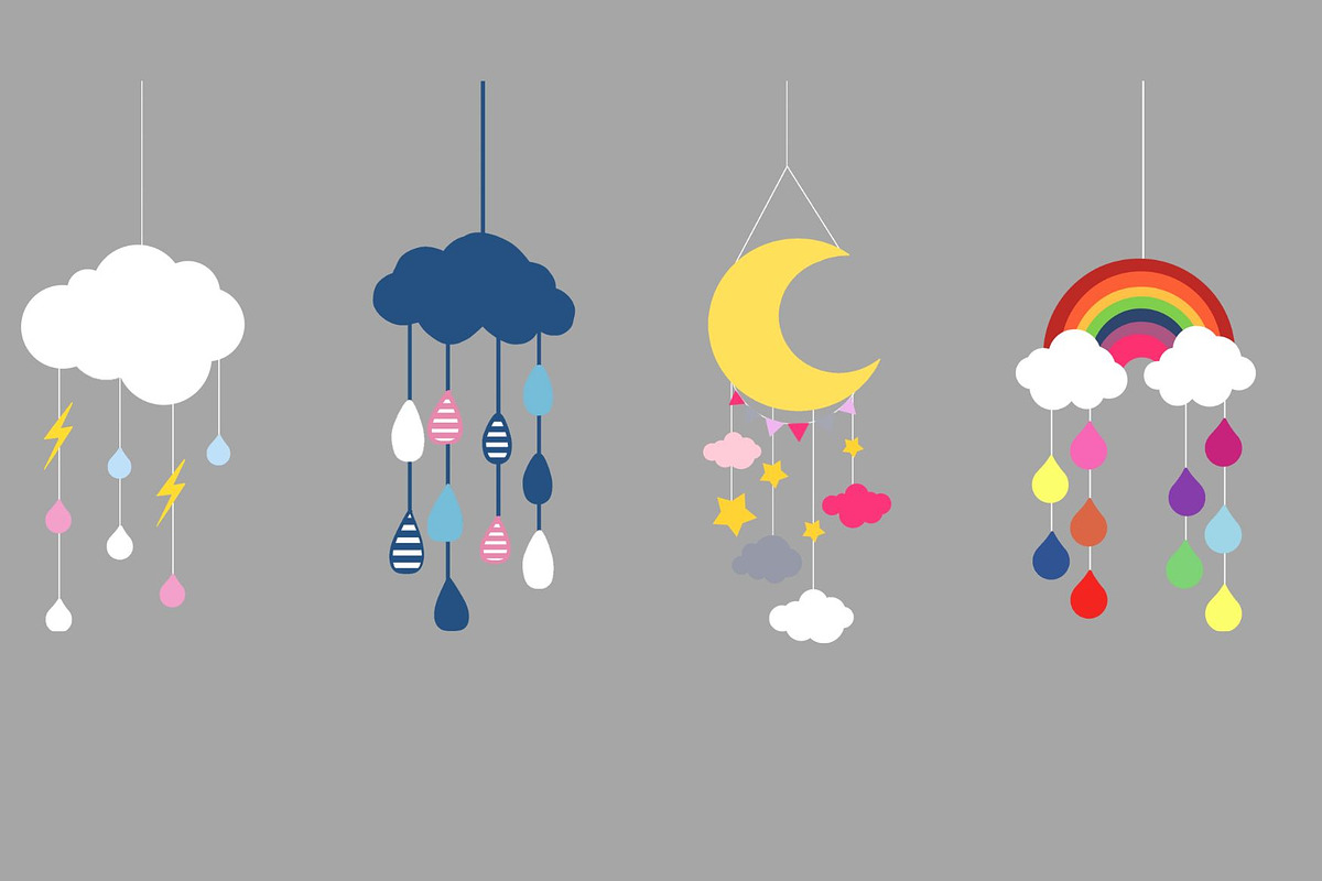 Weather Decorative Hanging, a Graphic by PKshop (Photo 2 of 3)