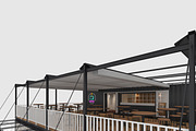 3D Model Container Cafe 15, an Architecture 3D Model by SR 3D Visual (Thumbnail 17 of 21)