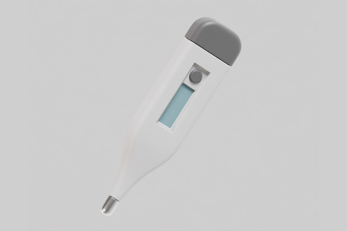 Digital Medical Thermometer, an Object 3D Model by fahad121 (Photo 3 of 8)