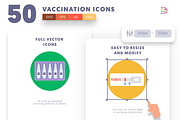 50 Vaccination Icons, an Outline Icon by Dighital (Thumbnail 7 of 10)