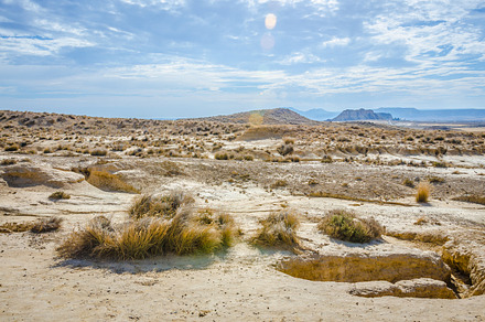 Desert of the bardenas reales in nav stock photo containing arid and aridity
