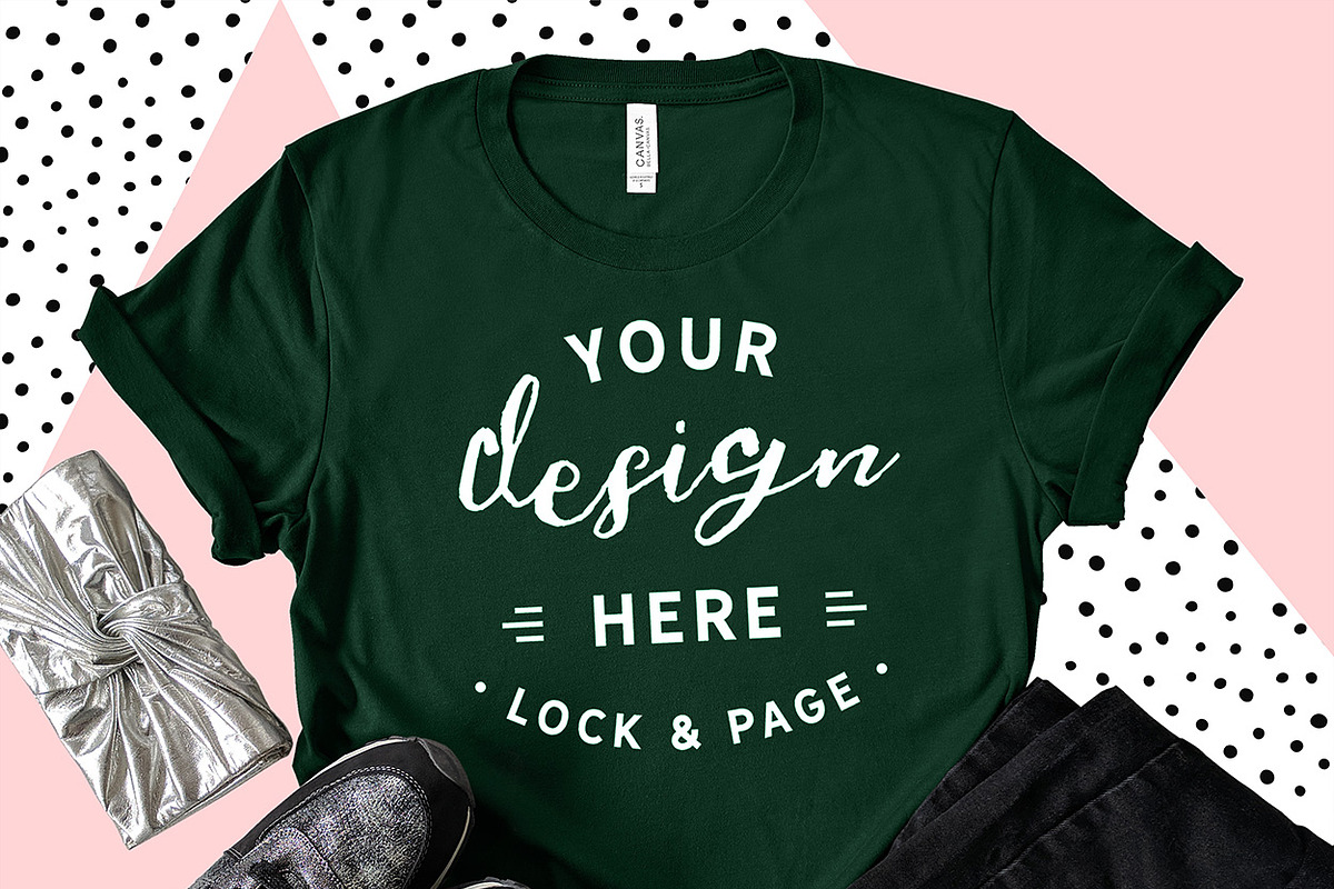 Bella Canvas 3001 Graphic Mockups, a Shirt Mockup by lock and page (Photo 2 of 65)