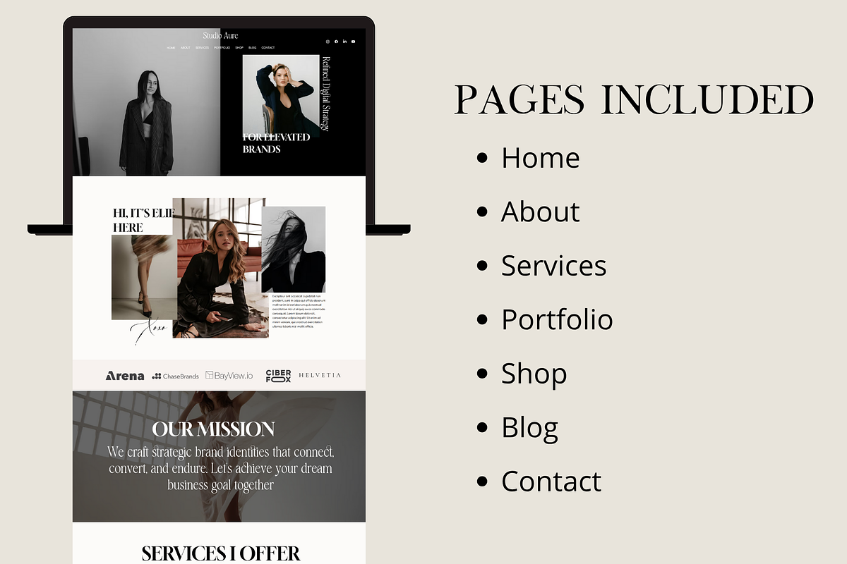 Coaching Wix Studio Website Template preview 3
