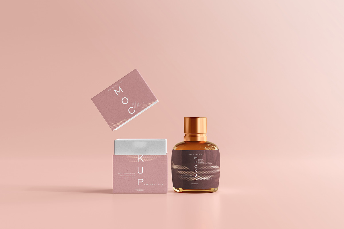 390+ Cosmetic Branding Mockup Scenes, a Cups & Container Mockup by pmvch (Photo 175 of 367)