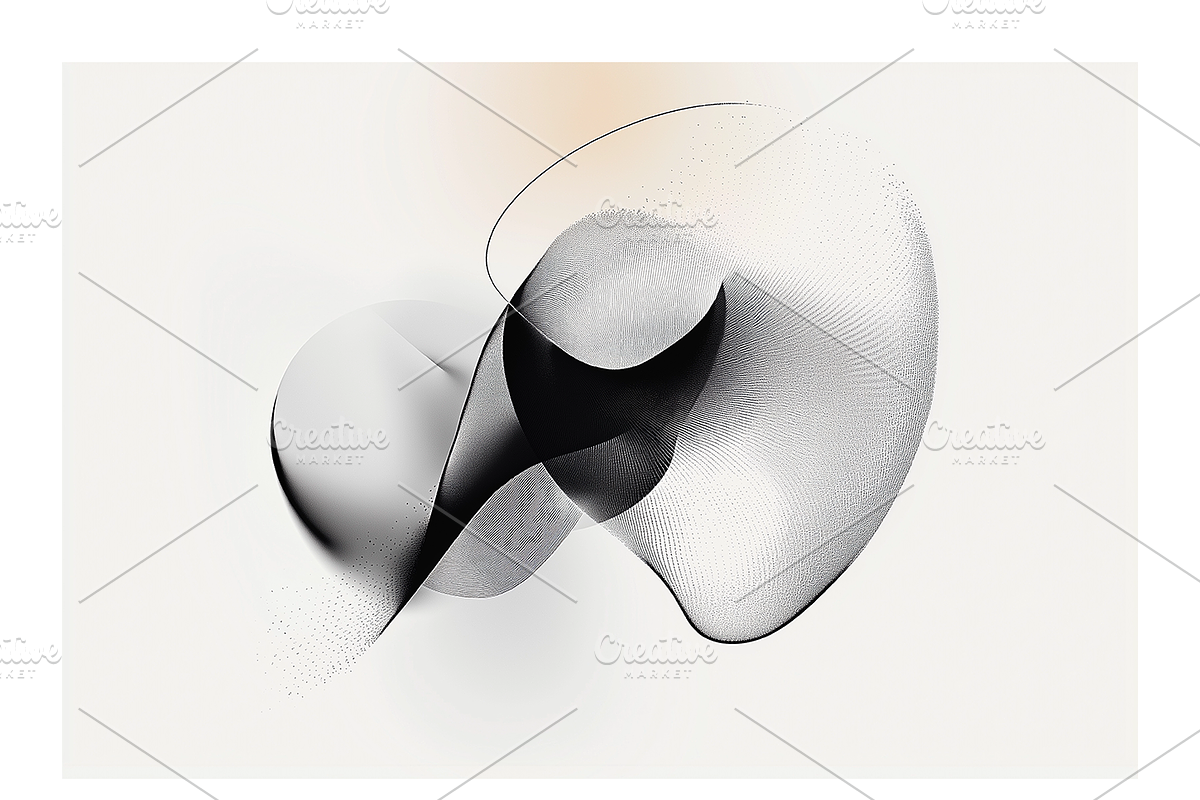 Miba Co · B&W Abstract Minimalism, a Texture Illustration by milatovar (Photo 13 of 20)