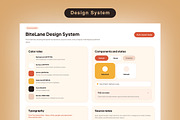 Food Delivery Landing Page, an UI Kit Template by Pitchlook.Studio (Thumbnail 2 of 3)