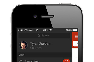 Flat IPhone App Template