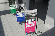 Pull Up Banners Mockup, an Advertising Mockup by Permadi Creative (Thumbnail 5 of 5)