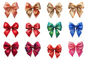 Watercolor New year Bow clipart, an Illustration by Designworld (Thumbnail 2 of 5)