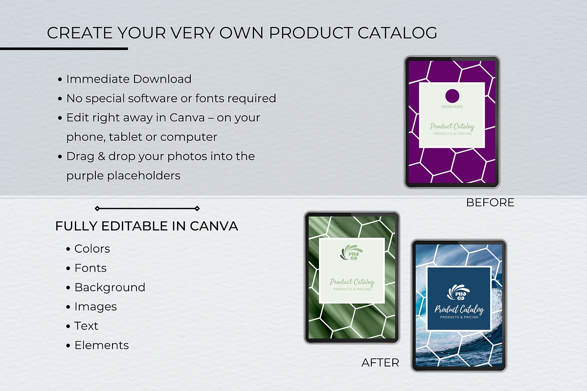 Product Catalog Template for Canva preview 8