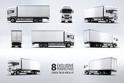 Cargo Truck Mock-Up, a Product Mockup by DesignRushMarket (Thumbnail 2 of 6)