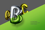 Balloon Letters Alphabet A-Z, an Object Graphic by Avelina Studio (Thumbnail 3 of 4)