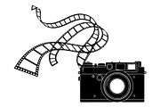 Vintage Camera Film Silhouette, an Object Illustration by yasushie (Thumbnail 5 of 31)