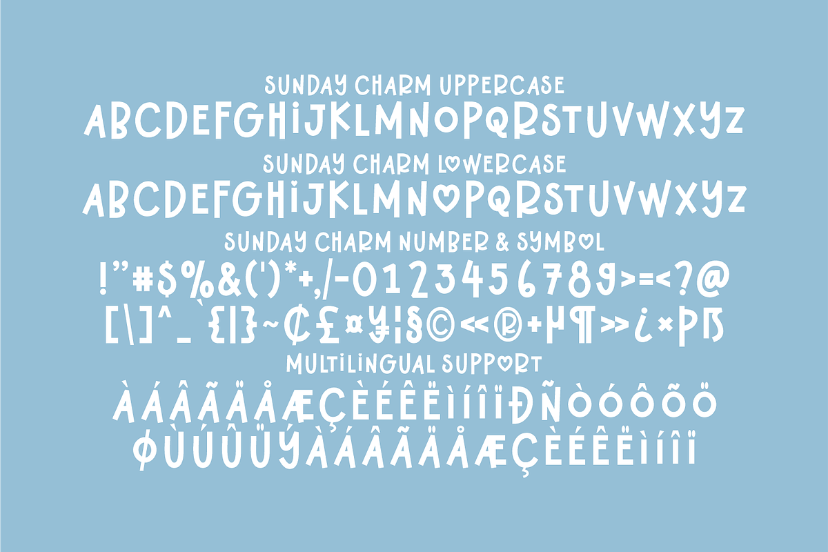 Sunday Charm - Display Font, a Handwritten Font by Keithzo (Photo 8 of 9)