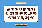 Maiky Retro - Branding Logo Font, a Sans Serif Font by Nirmana Visual (Thumbnail 7 of 9)