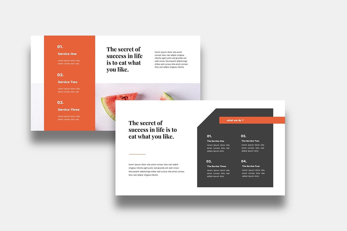 Food And Health PresentationTemplate, a Presentation Template by BumbleGraph Studio (Photo 4 of 6)
