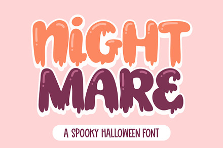 Night Mare, a Handwritten Font by MyFontsShop