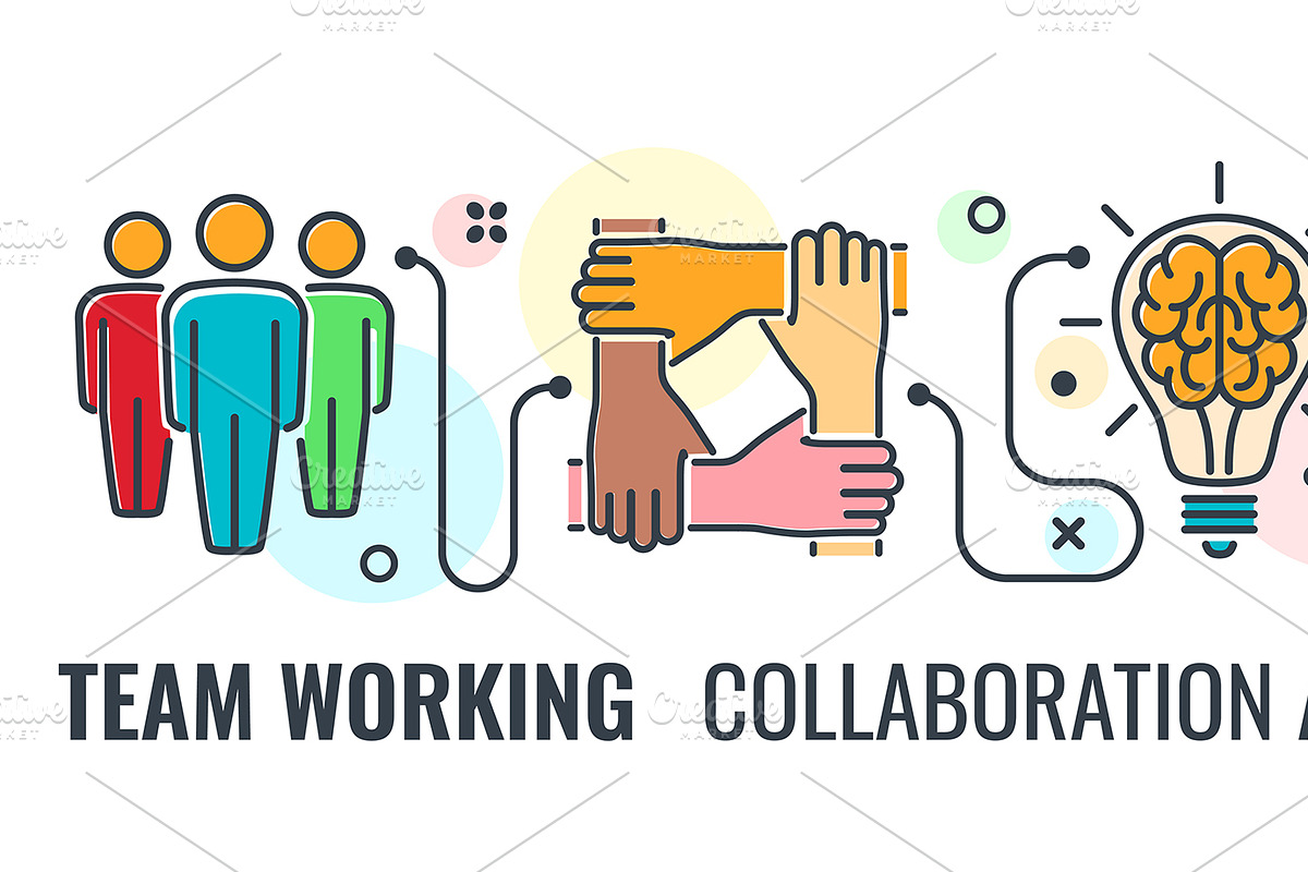 Partnership and Business Teamwork, a Person Illustration by TAlex (Photo 6 of 6)