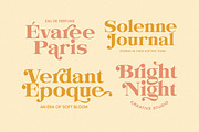 Evorine Stylish Serif, a Serif Font by Letterhend Studio (Thumbnail 7 of 11)