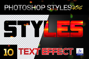 10 Creative Photoshop Styles V56