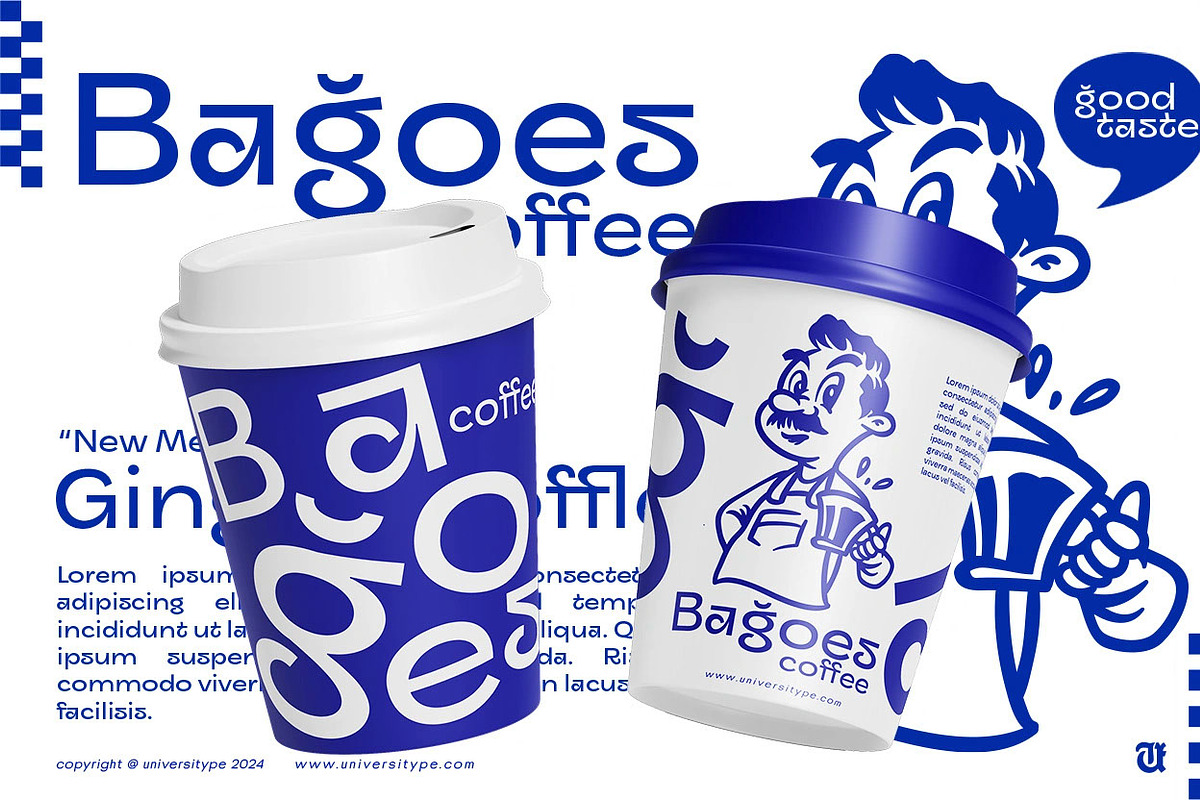 UT Rangoflys - An Experimental Font, a Sans Serif Font by Universitype (Photo 7 of 7)